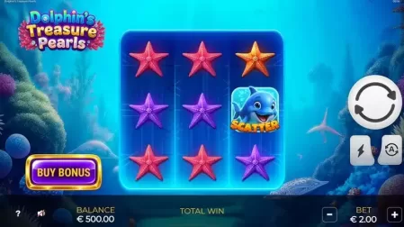 Dolphin’s Treasure Pearls slot screenshot 1