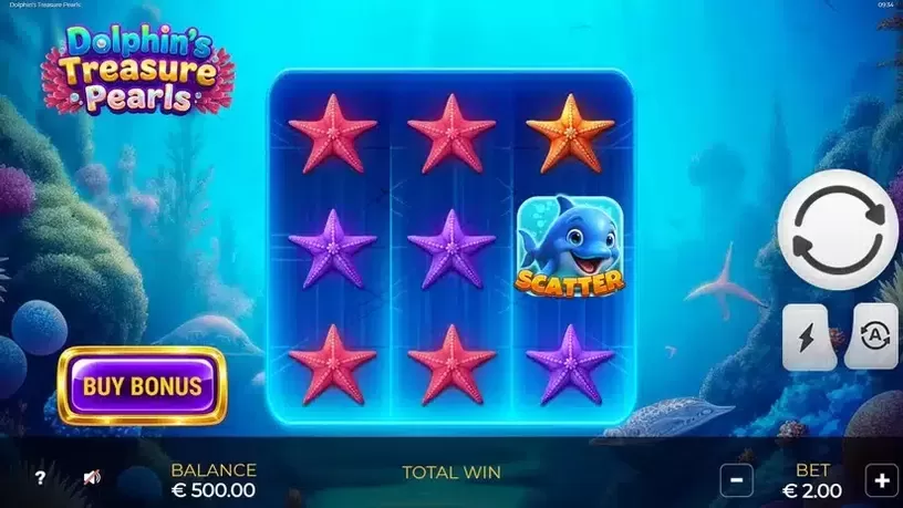 Dolphin’s Treasure Pearls slot screenshot 1