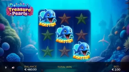 Dolphin’s Treasure Pearls slot screenshot 2