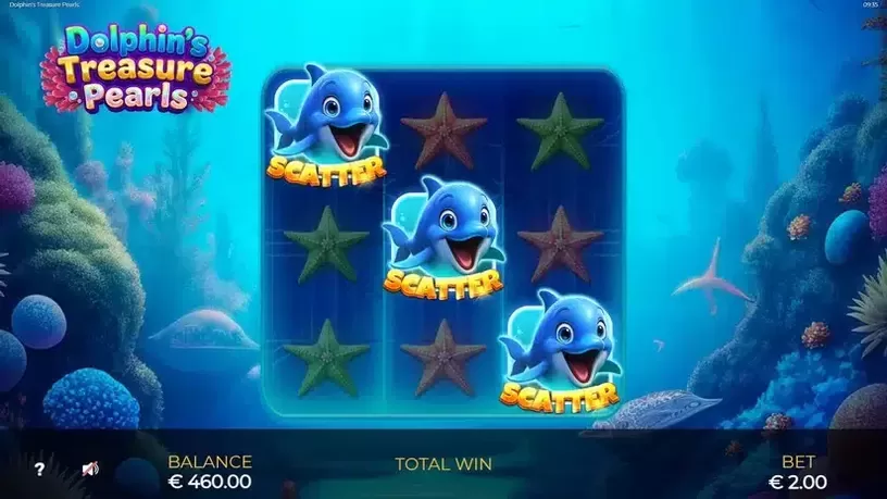 Dolphin’s Treasure Pearls slot screenshot 2
