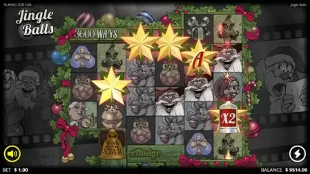 Jingle Balls slot screenshot 2