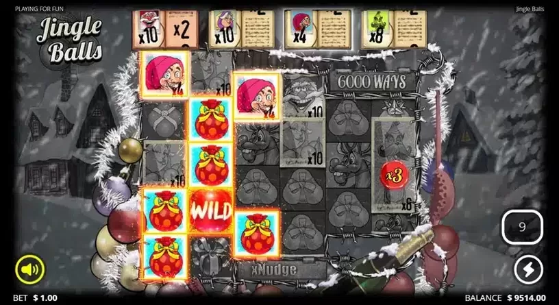 Jingle Balls slot screenshot 5