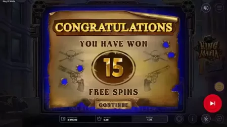 King of Mafia slot screenshot 3