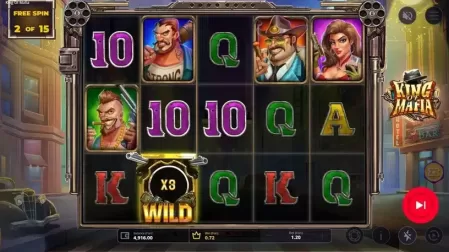 King of Mafia slot screenshot 4
