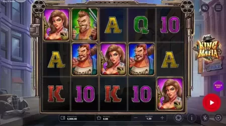 King of Mafia slot screenshot 1