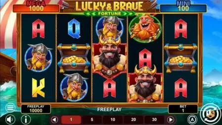 Lucky And Brave Fortune slot screenshot 1