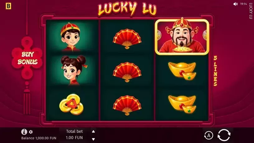 Lucky Lu slot screenshot 1