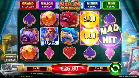 Mad Hit Marlin Bonanza slot screenshot 4