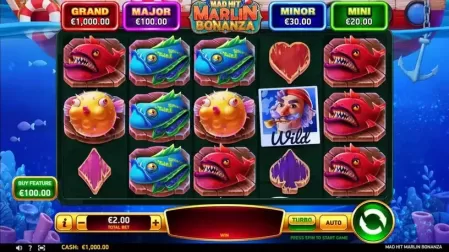 Mad Hit Marlin Bonanza slot screenshot 1