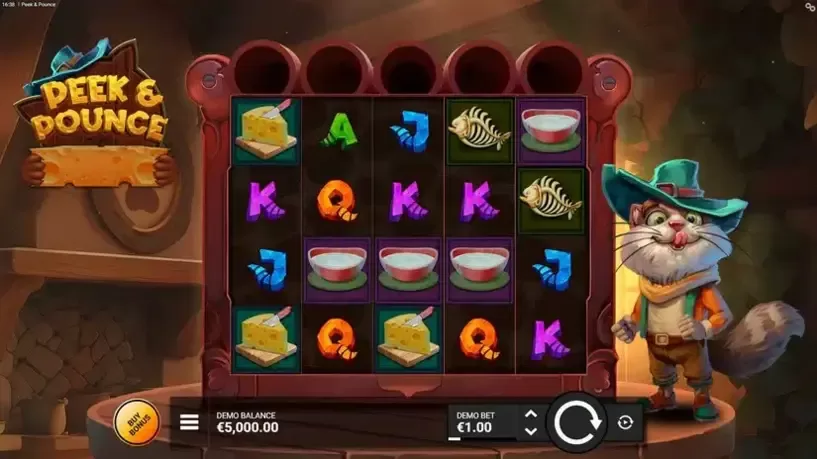 Peek & Pounce slot screenshot 