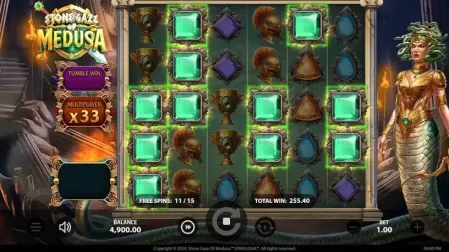 Stone Gaze of Medusa slot screenshot 5