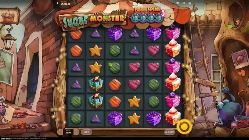 Sugar Monster slot screenshot 1