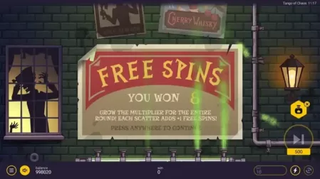 Tango of Chaos slot screenshot 5