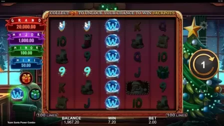 Team Santa Power Combo slot screenshot 5