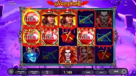 The Vampires II slot screenshot 6