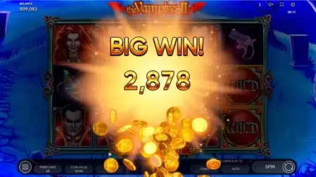 The Vampires II slot screenshot 7