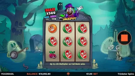 Trickstar Spins slot screenshot 4