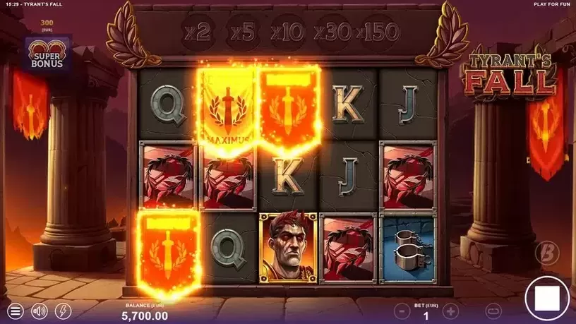 Tyrant’s Fall slot screenshot 2