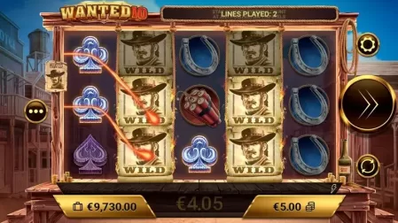 Wanted 10 slot screenshot 2