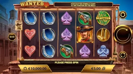 Wanted 10 slot screenshot 4