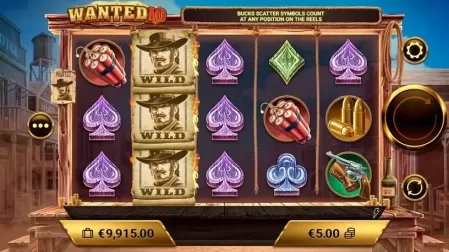 Wanted 10 slot screenshot 3