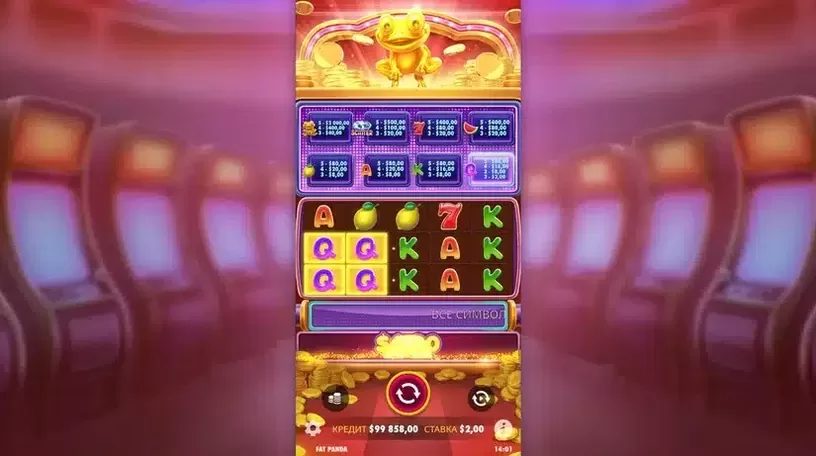 Wealthy Frog slot screenshot 3