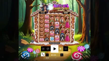 Witch’s Candy Quest Megaways slot screenshot 1