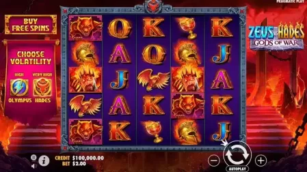 Zeus vs Hades – Gods of War slot screenshot 1