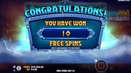 Zeus vs Hades – Gods of War slot screenshot 4