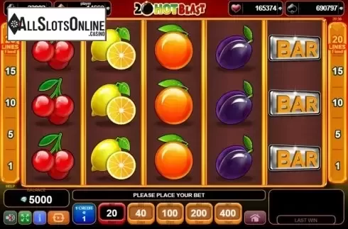 Reel Screen. 20 Hot Blast from EGT