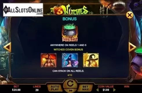 Features 1. 3 Witches from The Stars Group