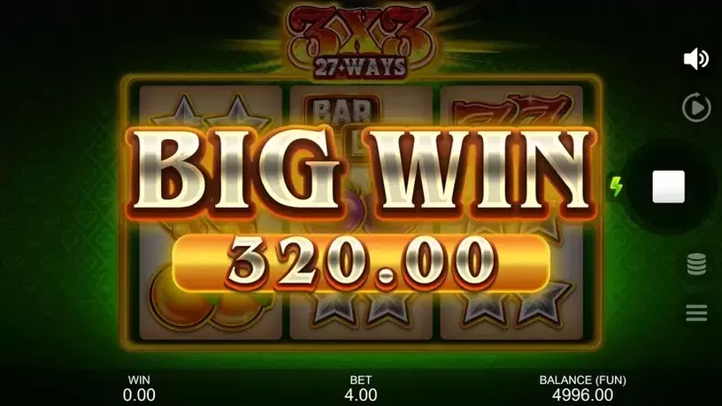 3X3: 27 Ways slot screenshot 4