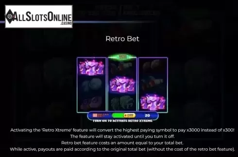 Game Feature screen