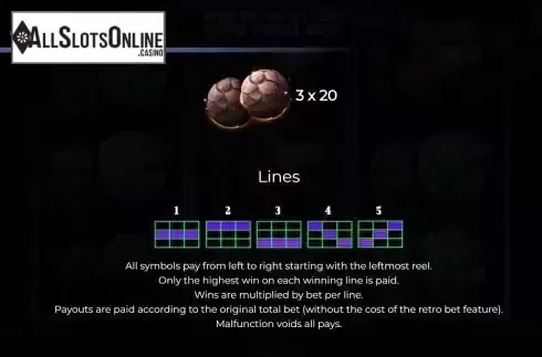 PayLines screen