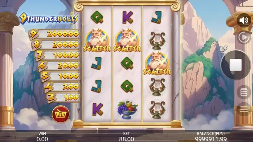 9 Thunderbolts slot screenshot 2