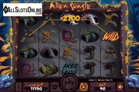 Game workflow . Alien Jungle from X Card