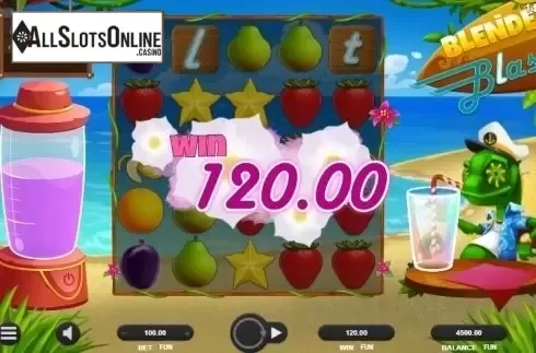 Win Screen. BLENDER BLAST from Relax Gaming