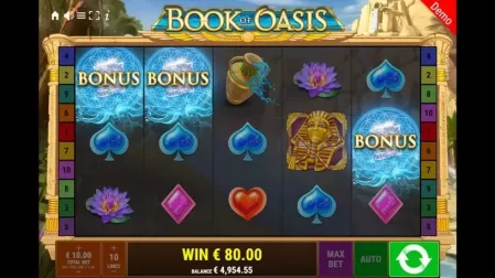 Book of Oasis slot screenshot 3