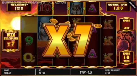Buffalo Rising Megaways All Action slot screenshot 4