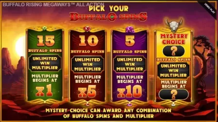Buffalo Rising Megaways All Action slot screenshot 2