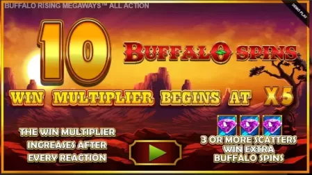 Buffalo Rising Megaways All Action slot screenshot 3