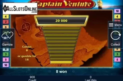 Double Up. Captain Venture from Greentube