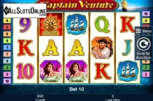 Reels. Captain Venture from Greentube