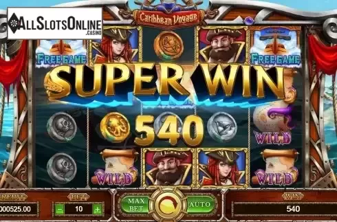 Big win screen