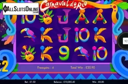 Free Spins screen 3