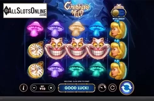 Reels screen. Cheshire Wild from Skywind Group