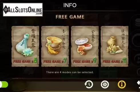 Free Game screen