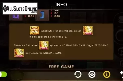 Special symbols screen