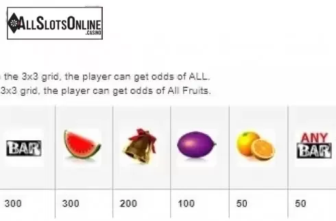 All. Crazy Fruit from esball