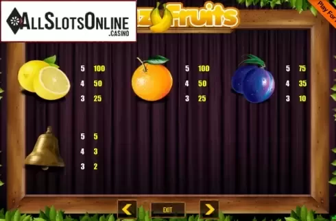 Screen8. CrazyFruits from Portomaso Gaming
